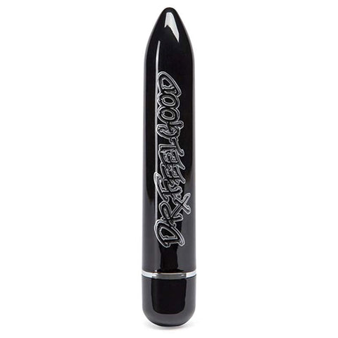 Motley Crue Dr Feelgood 7 Function Vibrator Black - Bullet Vibrators
