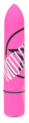 Motley Crue Shout at the Devil 10 Function Bullet Vibrator Pink - Waterproof Vibrators