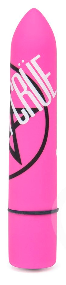 Motley Crue Shout at the Devil 10 Function Bullet Vibrator Pink Waterproof Vibrators