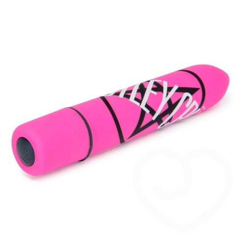 Motley Crue Shout at the Devil 10 Function Bullet Vibrator Pink - Waterproof Vibrators