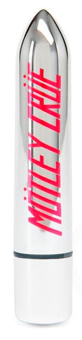 Motley Crue Too Fast For Love 10 Function Bullet Vibrator Silver - Personal Massagers
