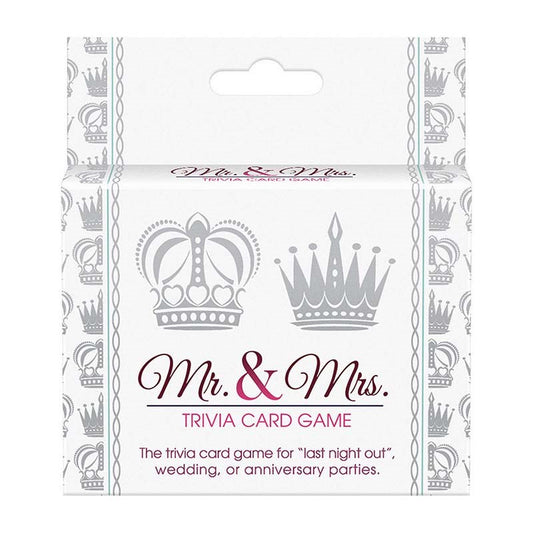 Mr and Mrs Trivia Card Game Sex Games, Coupons and Tricks