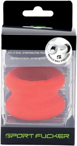 Muscle Ball Stretcher Red - Ball and Cock Toys