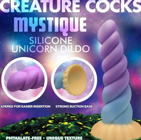 Mystique Silicone Unicorn Dildo - Non-Realistic Dildos