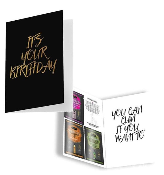 Naughty Notes Greeting Card It's Your Birthday - Sex Games, Coupons and Tricks