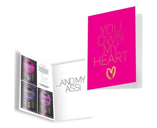 Naughty Notes Greeting Card You Own My Heart - Sex Games, Coupons and Tricks