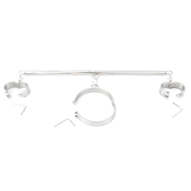 Neck & Wrist Restraint With Spreader Bar Spreaders and Hangers