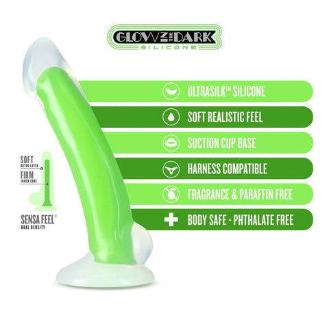 Neo Elite Glow Omnia - Dual Density Lifelike Dildo for Unforgettable Nights - Realistic Dildos