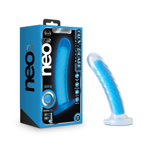 Neo Elite Glow Tao 7 Inch Dual Density Silicone Dildo - Realistic Dildos
