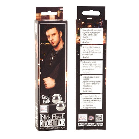 Nick Hawk GIGOLO Kegel Balls - Metal Vibrators