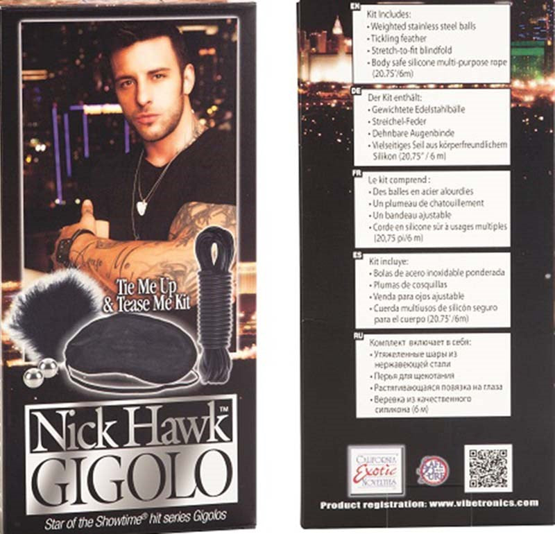 Nick Hawk GIGOLO Tie Me Up & Tease Me Kit Sex Kits