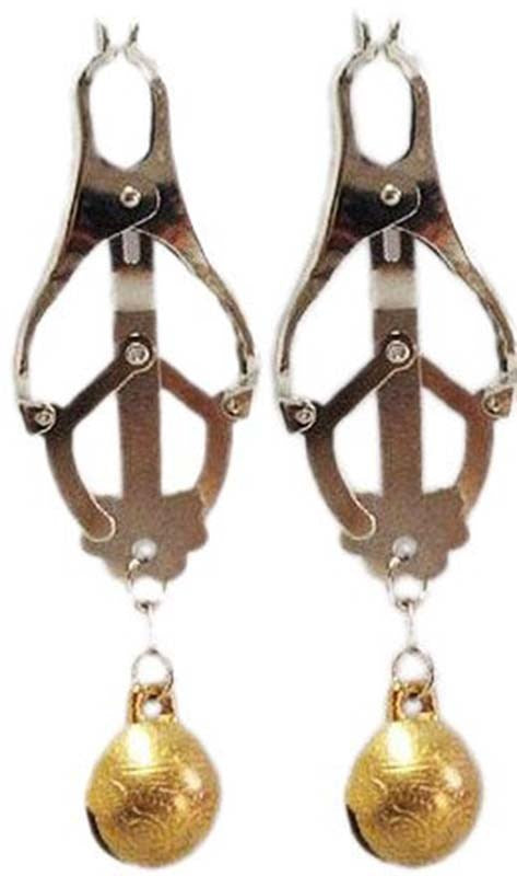 Nipple Clover Clamp With Bells - Breast and Nipple Toys