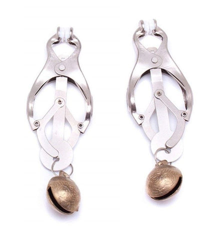 Nipple Clover Clamp With Bells - Breast and Nipple Toys