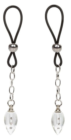 Nipple Play Non-Piercing Nipple Jewelry Crystal Teardrop - Nipple and Clit Clamps