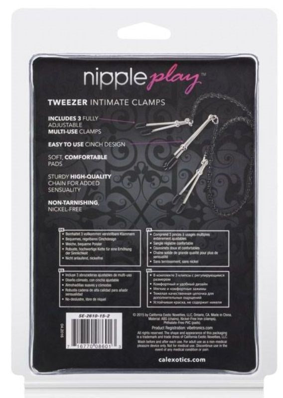 Nipple Play Tweezer Intimate Clamps Nipple and Clit Clamps