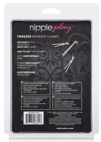 Nipple Play Tweezer Intimate Clamps - Nipple and Clit Clamps