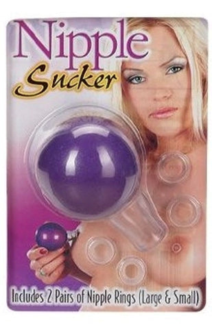 Nipple Sucker With Rings - Breast and Nipple Toys