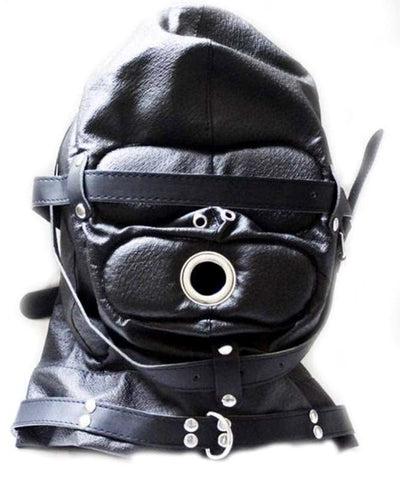 ObeySir Budget-Friendly PVC Bondage Hood for Thrilling Play - Bondage Hoods
