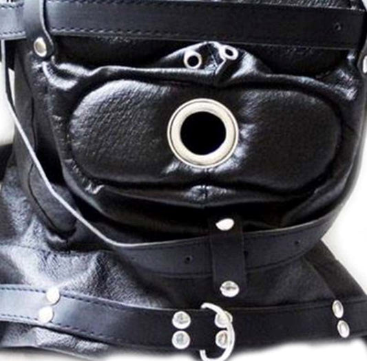 ObeySir Budget-Friendly PVC Bondage Hood for Thrilling Play - Bondage Hoods