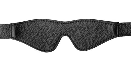Onyx Leather Blindfold - Masks And Blindfolds