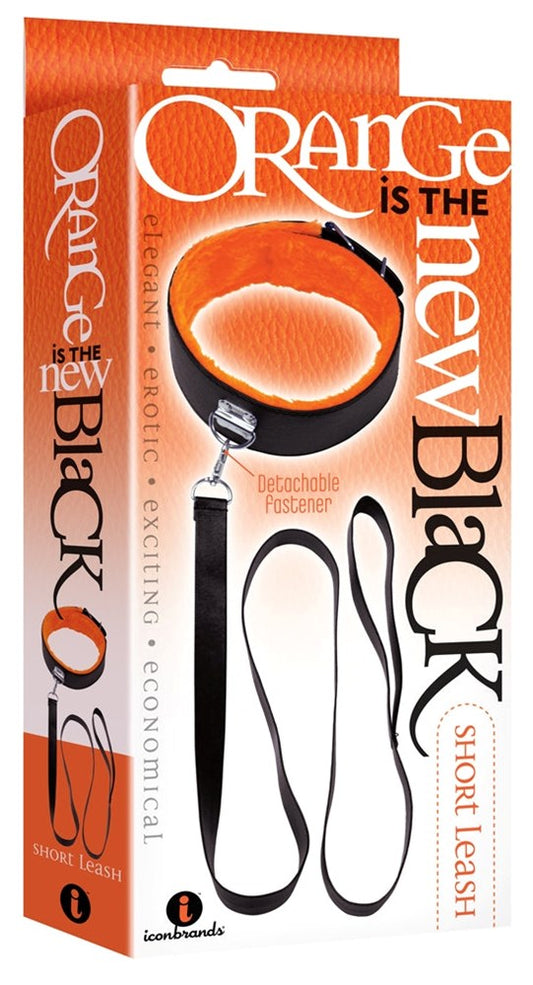Orange is The New Black Bondage Short Leash - Cuffs and Restraints