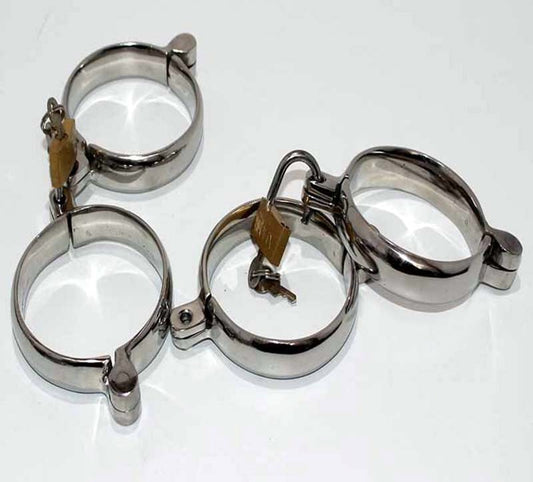 Original Sinner Steel Lust Cuffs - Cuffs and Restraints
