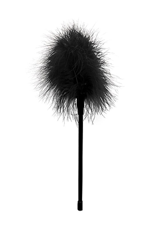 Ouch Black and White Feather Tickler Whips And Crops