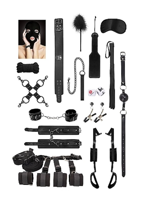 Ouch! Advanced Bondage Kit Black Bondage Kits