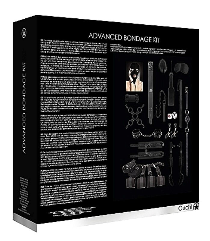 Ouch! Advanced Bondage Kit Black Bondage Kits