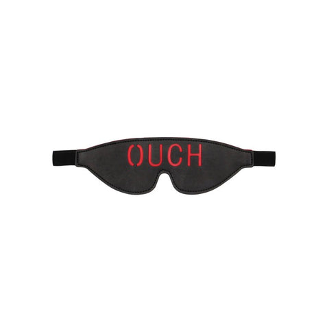 OUCH! BW Bonded Leather Eye-Mask 'Ouch' - Masks And Blindfolds