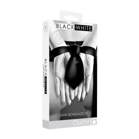 OUCH! BW Satin Bondage Tie - Cuffs and Restraints