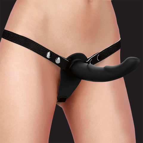 OUCH! Dual Silicone Ridged Strap-On - Spice Up Your Pleasure - Realistic Dildos