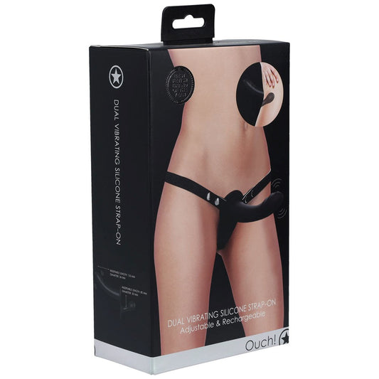Dual Vibrating Strap-On for Intimate Satisfaction - Strap On Sextoys