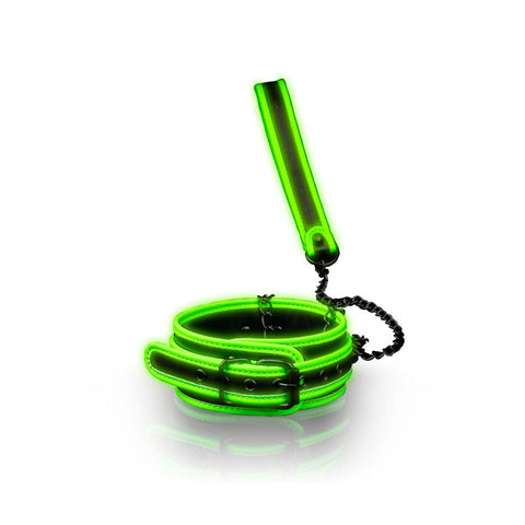OUCH! Glow in Dark Collar and Leash - Collars and Leads