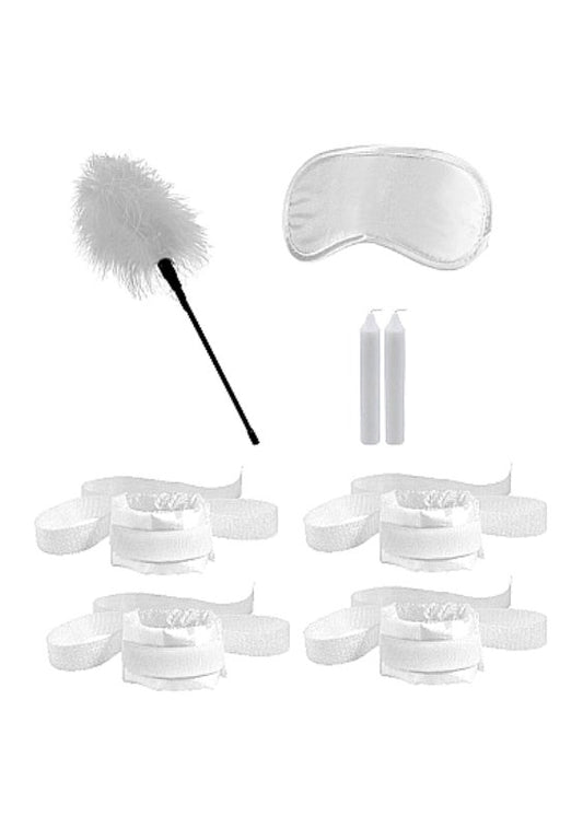 Ouch! Honeymoon Bondage Kit White - Bondage Kits