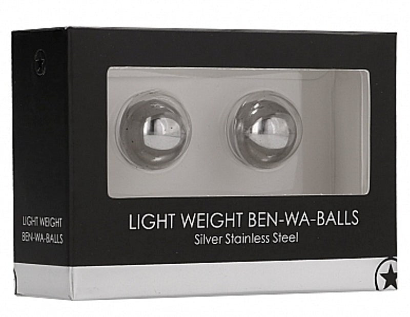 Ouch! Light Weight Ben-Wa Balls Silver Love Eggs and Kegel Exercisers