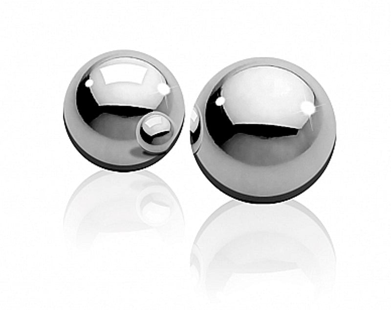 Ouch! Light Weight Ben-Wa Balls Silver Love Eggs and Kegel Exercisers