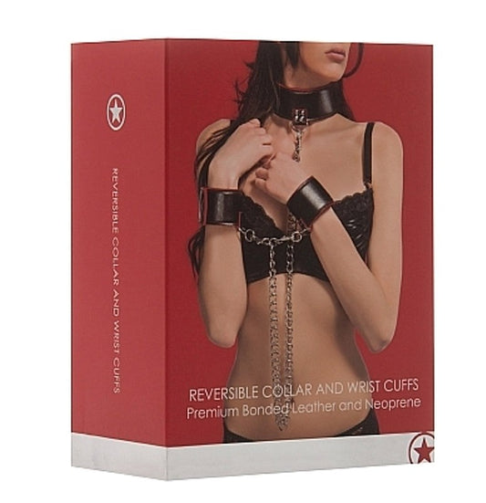 Ouch! Reversible Collar and Wrist Cuffs Cuffs and Restraints