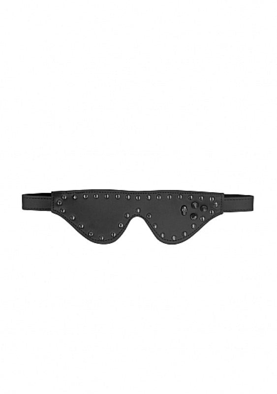 OUCH! S+B - Eye Mask + Skulls & Spikes - Black Fancy Dress Ups