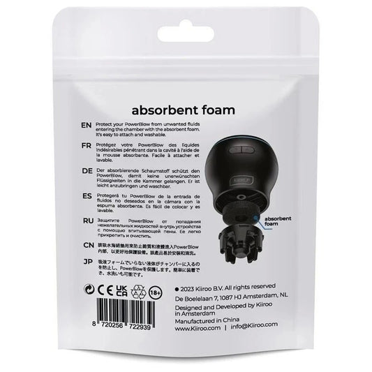 Kiiroo PowerBlow Comfort Enhancers - Absorbent Foam Inserts Masturbators and Strokers