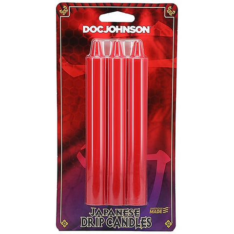 Doc Johnson 3 Pack Japanese Drip Wax Play Candles