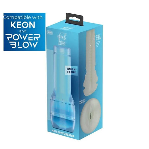 KIIROO FeelGlow - Glow-in-the-Dark Textured Stroker for Intense Pleasure - Masturbators and Strokers