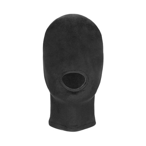 OUCH! Velvet & Velcro Mask with Open Mouth - Masks And Blindfolds