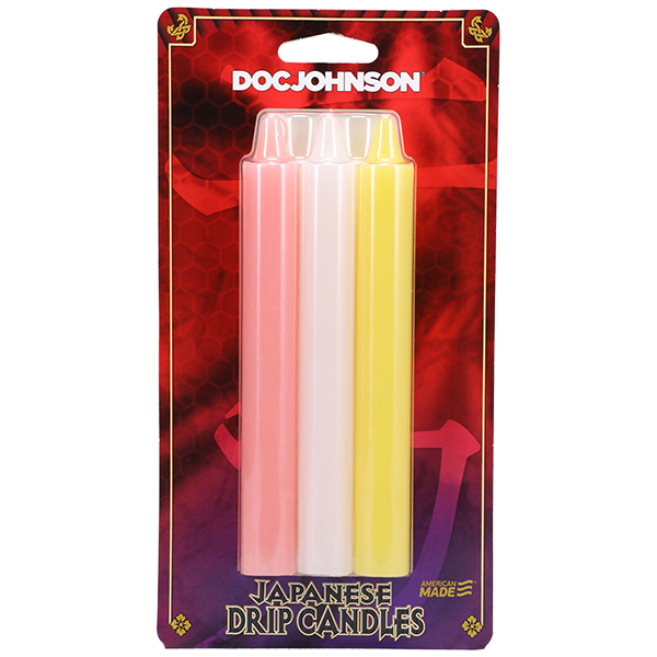 Doc Johnson 3 Piece Japanese Drip Adult Candles Bath and Intimate Fragrances
