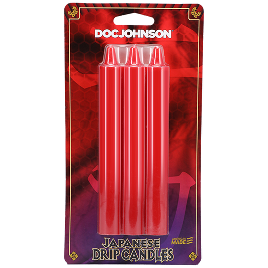Doc Johnson 3 Piece Japanese Drip Adult Candles Bath and Intimate Fragrances