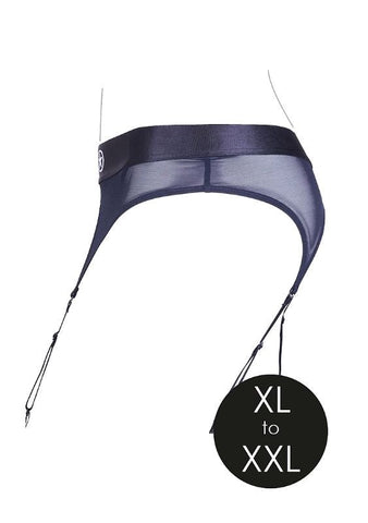 Ouch Luxurious Vibrating Strap-on Thong - Ecstatic Intimacy - Strap On Sextoys