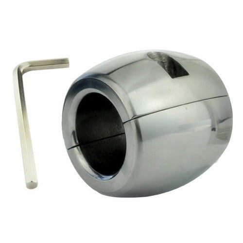 Oval Ball Steel Stretcher Weights - Screw Ball and Cock Toys