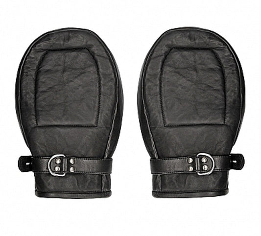Pain Bondage Mittens Padded with Metal Teeth - Cuffs and Restraints