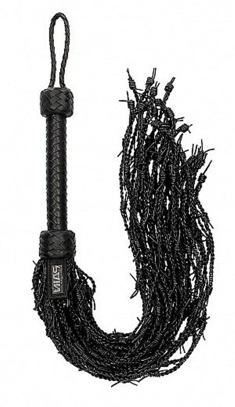 Pain Leather Barbed Wire Flogger Whips And Crops