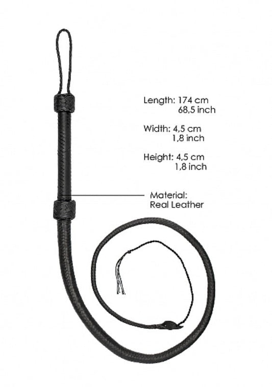 Pain Real Leather Bullwhip - Whips And Crops